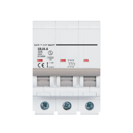 เซอร์กิตเบรกเกอร์ 32 แอมป์ 3 โพล 10KA เซฟ-ที-คัท สมาร์ท รุ่น US สีขาว_0